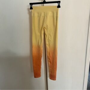 Alphalete Yellow Realce Butty Leggings Size S